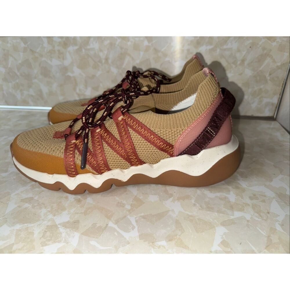 Madewell Field Knit Sneakers in Desert Dune Muti - Picture 3 of 8